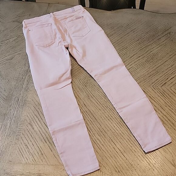 7 for all mankind Light Pink skinny jeans size 28 - Picture 6 of 10